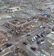 Vista aérea de Mayfield: cidade foi quase totalmente destruída  Foto: Reuters / BBC News Brasil
