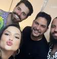 A vencedora do 'BBB 21', Juliette Freire, o DJ Alok e a dupla Jorge e Mateus se encontram no Rio     Foto: Instagram/@juliette / Estadão