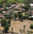 Imagem mostra cidade alagada na Bahia.  Foto: Imagem: Isác Nóbrega/Agência Brasi / Alma Preta