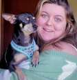 Kalee McGee e seu 'perro' Max  Foto: TikTok