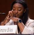 Simone Biles prestou depoimento contra Larry Nassar em 2021  Foto: Getty Images / BBC News Brasil