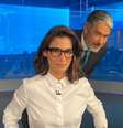 Os âncoras Renata Vasconcellos e William Bonner: menos gente vê o ‘JN’  Foto: 