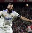 Benzema marca 2 gols em partida contra o Athletic Bilbao nesta quarta-feira, 22  Foto: 