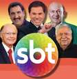 Silvio rodeado por bispo Edir, Ratinho, Hang e Boni  Foto: Fotomontagem: Blog Sala de TV