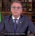 Em pronunciamento de fim de ano do presidente Jair Bolsonaro (PL)  Foto: Reprodução / Estadão