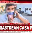 Alejandro Pueblas ao informar sobre a invasão de sua casa  Foto: Reprodução