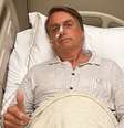 Com dores abdominais, Jair Bolsonaro foi internado nesta segunda-feira  Foto: Twitter  / Reprodução