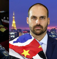 Eduardo Bolsonaro ironiza depressão de Felipe Neto  Foto: Reprodução | Redes Sociais