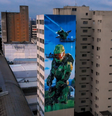 Grafite de Halo Infinite em Santo André (SP)  Foto: Microsoft / Divulgação