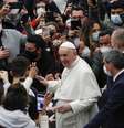 Papa Francisco durante audiência geral no Vaticano  Foto: ANSA / Ansa - Brasil