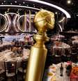 O salão vazio e a estatueta do Globo de Ouro  Foto: Reprodução