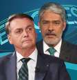 Bolsonaro propôs um ‘cara a cara’ com Bonner  Foto: Fotomontagem: Blog Sala de TV