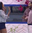 Logo após a discussão, "basculho" se tornou um dos termos mais procurados no Google.  Foto: Globoplay/Reprodução / Famosos e Celebridades
