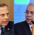 O governador de SP João Doria e o ministro da Saúde Marcelo Queiroga  Foto: Fotos: Marcos Corrêa/PR | Isac Nóbrega/PR