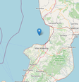 Local de terremoto na costa da Calábria  Foto: Reprodução / Ansa - Brasil