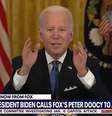 A Fox News noticiou o pedido de desculpas de Biden  Foto: Reprodução/TV