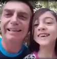 Jair Bolsonaro afirma que não vacinará sua filha, Laura, contra a covid.   Foto: Reprodução / Estadão