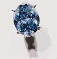 O deslumbrante e quase perfeito Diamante Azul de Okavango foi exposto pela primeira vez no Museu Norte-Americano de História Natural de Nova York, nos Estados Unidos  Foto: Getty Images / BBC News Brasil