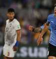 Cavani marcou um dos gols do Uruguai nesta terça-feira (Foto: PABLO PORCIUNCULA/AFP)  Foto: Lance!