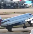 Avião arremete após ventos de 120 km/h em Londres  Foto: Reprodução / BigJet via Reuters