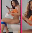 Anitta fatura alto sentada no ‘trono’  Foto: Reproduções
