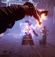 Exemplo de combate em Ghostwire: Tokyo   Foto: Divulgação/Bethesda / Tecnoblog