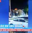 Brasileiros relatam barulho de explosão em Abu Dhabi   Foto: Reprodução/Band TV