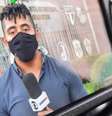 Luiz Teixeira em uma reportagem: militância antirracista  Foto: Reprodução