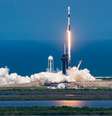 Falcon 9, da SpaceX, em lançamento de satélites Starlink   Foto: divulgação/SpaceX / Tecnoblog