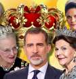 Alguns nobres atingidos pela covid na Europa  Foto: Fotomontagem: Blog Sala de TV