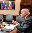 Reunião entre Joe Biden, presidente dos EUA, e Vladimir Putin, da Rússia  Foto: The White House/Divulgação via REUTERS