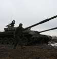 Tanque das Forças Armadas da Rússia durante exercícios militares na região de Rostov 03/02/2022 REUTERS/Sergey Pivovarov  Foto: Reuters