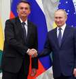 Bolsonaro e Putin durante encontro em Moscou   Foto: Sputnik/Vyacheslav Prokofyev