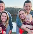 Brittany e Briana se casaram com os também irmãos gêmeos Josh e Jeremy Salyers e tiveram os filhos Jett e Jax.   Foto: Instagram/ @salyerstwins / Estadão