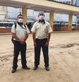 Os motoristas Carlos Alberto Nascimento e Carlos Antônio de Faria   Foto: Divulgação