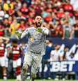 Mulher é suspeita de extorquir o goleiro Éverson, do Atlético-MG  Foto: Alexandre Neto / Gazeta Press