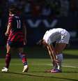 Meikayla Moore após gols contra   Foto: Orlando Ramirez-USA TODAY Sports