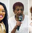 Fotos das deputadas estaduais Erica Malunguinho, Leci Brandão e Monica da Mandata Ativista. Imagem ilustra texto sobre emendas parlamentares das deputadas.  Foto: Imagem: Alesp / Alma Preta