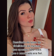 Uma mulher perdeu R$ 500 após apostar com uma amiga que o noivo passaria em um teste de fidelidade feito pela influenciadora do TikTok Lídia Luiza  Foto: Reprodução/TikTok/@testesdefidelidade