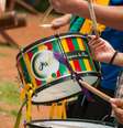 Instrumentos do bloco Jah É, da zona norte de SP  Foto: Arquivo pessoal