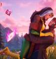 Vampira e Gambit, dos X-Men, em Fortnite  Foto: Epic Games / Divulgação