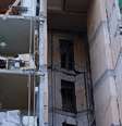Prédio atingido por míssil em Kharkiv, na Ucrânia  Foto: Vitaliy Gnidyi/REUTERS / BBC News Brasil