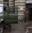 Um militar ucraniano de guarda em Kiev, capital da Ucrânia  Foto: EPA / Ansa - Brasil
