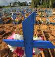 Brasil ultrapassou a marca de 660 mil mortes por covid-19   Foto: Reuters