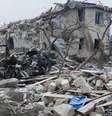 Destruição na cidade de Zhytomyr: para brasileiros, Ucrânia está longe demais  Foto: DW / Deutsche Welle