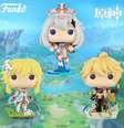 Bonecos Funko Pop de Genshin Impact  Foto: Funko / Divulgação