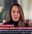 Henkel se indignou no ar: “Acertou meu coração”  Foto: Reprodução/TV