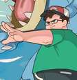 Arte de fã retrata Casimiro como treinador Pokémon  Foto: Twitter/Saruzilla / Reprodução