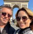 Boninho e Ana Furtado estão em Paris para evento de moda.    Foto: Instagram/@aanafurtado / Estadão