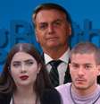 Bolsonaro entre Jade e Arthur: uma espiadinha?  Foto: Fotomontagem: Blog Sala de TV
